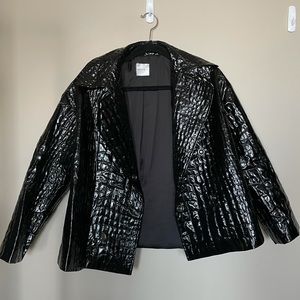 Anine Bing Croc print jacket